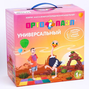 Коврик массажный модульный «ОРТО ПАЗЛ», 8 модулей, МИКС «Морские камни» Коврик массажный модульный «ОРТО ПАЗЛ», 8 модулей, МИКС «Морские камни»