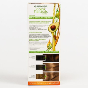 Краска для волос Garnier Color Naturals, тон 7, капучино Краска для волос Garnier Color Naturals, тон 7, капучино