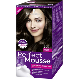 Краска-мусс для волос Perfect Mousse, тон 300, чёрный каштан Краска-мусс для волос Perfect Mousse, тон 300, чёрный каштан