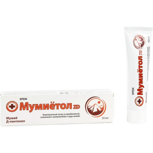 Крем для тела «Мумиётол ZD» с Д-пантенолом, 50 мл. Крем для тела «Мумиётол ZD» с Д-пантенолом, 50 мл.