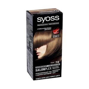 Крем-краска для волос Syoss Color, тон 7-6, русый Крем-краска для волос Syoss Color, тон 7-6, русый