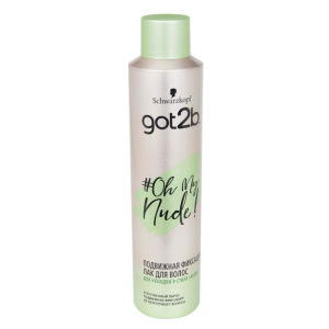 Лак для волос GOT2B Oh My Nude, подвижная фиксация, 300 мл Лак для волос GOT2B Oh My Nude, подвижная фиксация, 300 мл