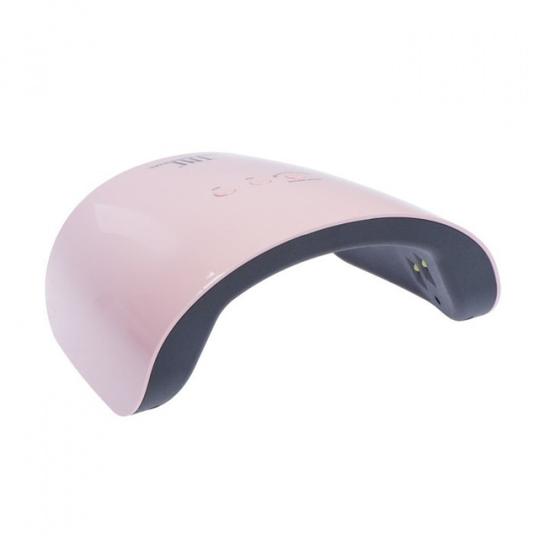 Лампа для гель-лака TNL Spark, UV/LED, 24 Вт, 12 диодов, таймер 30/60/99 сек, розовая