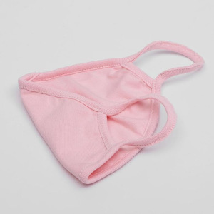 Маска для лица многоразовая из 100 % хлопка, 2-х слойная, розовая, 190*130 мм Маска для лица многоразовая из 100 % хлопка, 2-х слойная, розовая, 190*130 мм