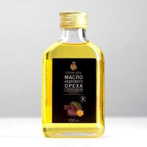 Масло кедровое с прополисом, от простуды и ожогов, 100 мл Масло кедровое с прополисом, от простуды и ожогов, 100 мл