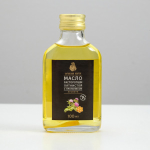 Масло расторопши с прополисом для защиты печени, натуральное, 100 мл Масло расторопши с прополисом для защиты печени, натуральное, 100 мл