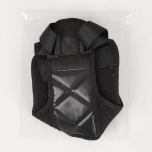 Массажёр-фиксатор для осанки, на фастексах, размер L-XL, цвет чёрный Массажёр-фиксатор для осанки, на фастексах, размер L-XL, цвет чёрный