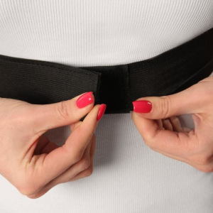 Массажёр-фиксатор для осанки, на липучках, размер M, цвет чёрный Массажёр-фиксатор для осанки, на липучках, размер M, цвет чёрный