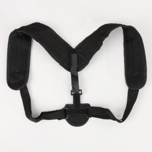 Массажёр-фиксатор для осанки, на липучках, размер универсальный, цвет чёрный Массажёр-фиксатор для осанки, на липучках, размер универсальный, цвет чёрный