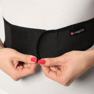 Массажёр-фиксатор для осанки, на липучках, размер XS, цвет чёрный Массажёр-фиксатор для осанки, на липучках, размер XS, цвет чёрный