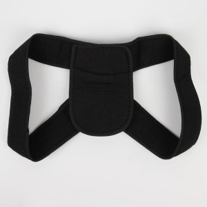 Массажёр-фиксатор для осанки с металлическими вставками, размер S-M, цвет чёрный Массажёр-фиксатор для осанки с металлическими вставками, размер S-M, цвет чёрный