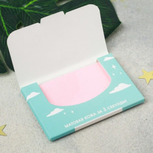 Матирующие салфетки для лица "НЕ ЛАМАЙСЯ", 50 шт Матирующие салфетки для лица "НЕ ЛАМАЙСЯ", 50 шт