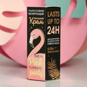 Матирующий тональный крем Pink Party, 20 мл, оттенок розово-бежевый Матирующий тональный крем Pink Party, 20 мл, оттенок розово-бежевый