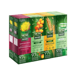 Микс кремов для лица Чистая линия, 8 шт. по 40 мл Микс кремов для лица Чистая линия, 8 шт. по 40 мл