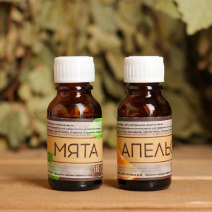 Набор банный "Настоящий защитник": шапка с вышивкой, 2 аромамасла Набор банный "Настоящий защитник": шапка с вышивкой, 2 аромамасла