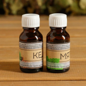 Набор банный "Рождён в СССР": шапка с вышивкой, 2 аромамасла Набор банный "Рождён в СССР": шапка с вышивкой, 2 аромамасла