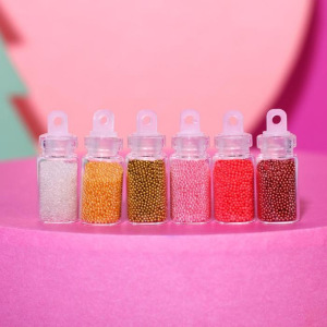 Набор бульонок для декора ногтей Hello, winter!, 12 цветов Набор бульонок для декора ногтей Hello, winter!, 12 цветов