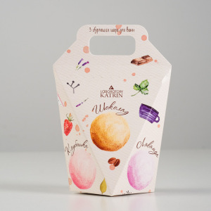 Набор бурлящих шаров для ванн Happy «Сладкие мечты», 3 штуки по 40 г Набор бурлящих шаров для ванн Happy «Сладкие мечты», 3 штуки по 40 г