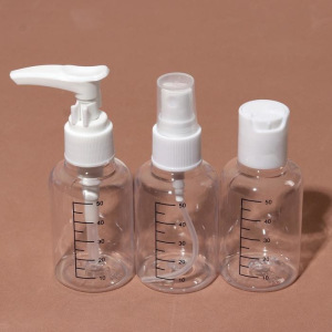 Набор для хранения, 3 предмета, с разметкой, цвет белый Набор для хранения, 3 предмета, с разметкой, цвет белый