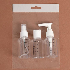 Набор для хранения, 3 предмета, с разметкой, цвет белый Набор для хранения, 3 предмета, с разметкой, цвет белый