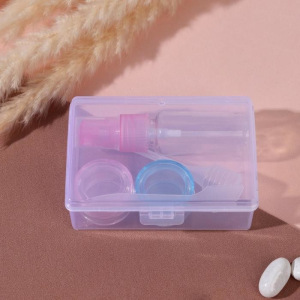 Набор для хранения, в футляре, 5 предметов, цвет МИКС Набор для хранения, в футляре, 5 предметов, цвет МИКС