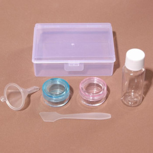 Набор для хранения, в футляре, 5 предметов, цвет прозрачный Набор для хранения, в футляре, 5 предметов, цвет прозрачный