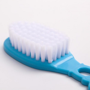 Набор для ухода за волосами: расческа и щетка, "Мишка", цвет голубой Набор для ухода за волосами: расческа и щетка, "Мишка", цвет голубой