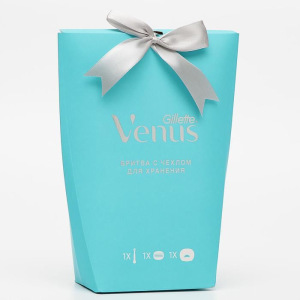 Набор Gillette Venus: бритва с 1 сменной кассетой + дорожный чехол для бритвы Набор Gillette Venus: бритва с 1 сменной кассетой + дорожный чехол для бритвы