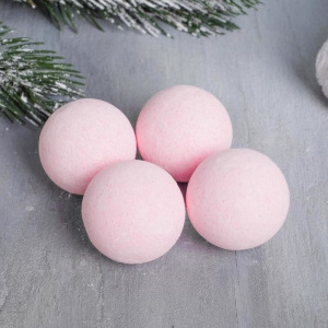 Набор Happy New Year бомбочки для ванн 4 шт, ручка Набор Happy New Year бомбочки для ванн 4 шт, ручка