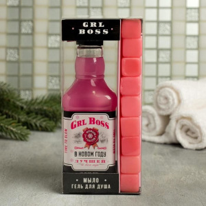 Набор Happy new year: гель для душа, мыло-камни 9 шт. Набор Happy new year: гель для душа, мыло-камни 9 шт.