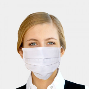 Набор масок защитных 2х слойных, цвет белый, 5 шт. Набор масок защитных 2х слойных, цвет белый, 5 шт.