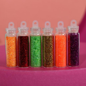 Набор мелких блёсток для декора ногтей Winter queen, 12 цветов Набор мелких блёсток для декора ногтей Winter queen, 12 цветов