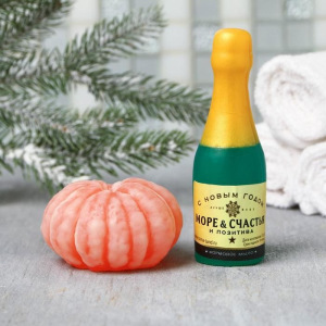 Набор Only good vibes мыло шампансоке, мыло мандарин Набор Only good vibes мыло шампансоке, мыло мандарин