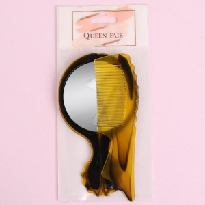 Набор парикмахерский, 2 предмета, цвет «янтарный» Набор парикмахерский, 2 предмета, цвет «янтарный»