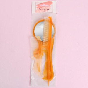 Набор парикмахерский, 4 предмета, цвет «янтарный» Набор парикмахерский, 4 предмета, цвет «янтарный»