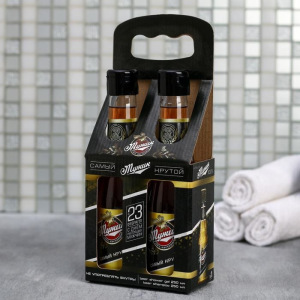 Набор пивной "С днем настоящих мужчин" гель для душа, шампунь 250 мл аромат мужского парфюма Набор пивной "С днем настоящих мужчин" гель для душа, шампунь 250 мл аромат мужского парфюма