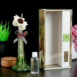 Набор подарочный"Эйфелева башня"(ваза,2 палочки с шариками,декор,аромамасло 30 мл), сандал Набор подарочный"Эйфелева башня"(ваза,2 палочки с шариками,декор,аромамасло 30 мл), сандал