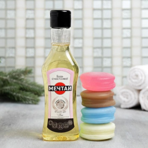 Набор "Мечтай" гель для душа, мыло-макарун 4 шт. Набор "Мечтай" гель для душа, мыло-макарун 4 шт.