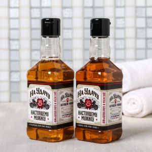 Набор "На удачу" гель и шампунь 250 мл аромат мужского парфюма, платок-сигара Набор "На удачу" гель и шампунь 250 мл аромат мужского парфюма, платок-сигара