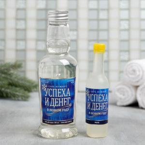 Набор "Новогоднего настроения" гель для душа-водка, мыло-водка Набор "Новогоднего настроения" гель для душа-водка, мыло-водка