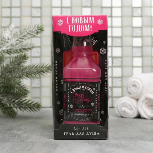 Набор "Party Lady" гель для душа, мыло-шоколад Набор "Party Lady" гель для душа, мыло-шоколад