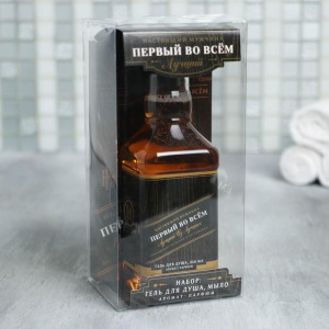 Набор "Первый во всем" гель для душа 250 мл аромат мужского парфюма, мыло-шоколад Набор "Первый во всем" гель для душа 250 мл аромат мужского парфюма, мыло-шоколад