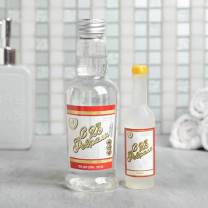 Набор "С 23 Февраля" гель для душа водка 250 мл аромат мужского парфюма, фигурное мыло Набор "С 23 Февраля" гель для душа водка 250 мл аромат мужского парфюма, фигурное мыло