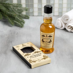 Набор "С Новым годом, белый" гель для душа, мыло-шоколад Набор "С Новым годом, белый" гель для душа, мыло-шоколад