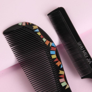 Набор расчёсок, 2 предмета, цвет чёрный Набор расчёсок, 2 предмета, цвет чёрный