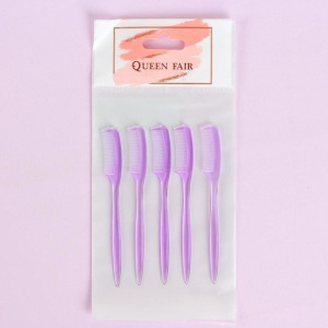 Набор расчёсок для бровей и ресниц, 5 шт, 9,2 см, цвет МИКС Набор расчёсок для бровей и ресниц, 5 шт, 9,2 см, цвет МИКС