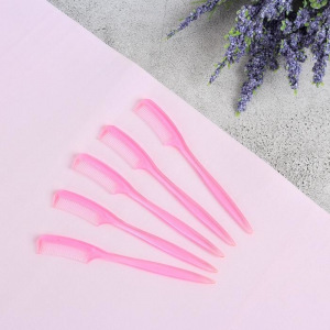 Набор расчёсок для бровей и ресниц, 5 шт, 9,2 см, цвет МИКС Набор расчёсок для бровей и ресниц, 5 шт, 9,2 см, цвет МИКС