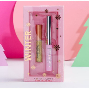 Набор: тушь для ресниц и глиттерная подводка Hello, winter Набор: тушь для ресниц и глиттерная подводка Hello, winter