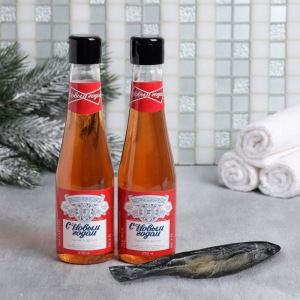 Набор в мешке "С Новым годом, красный" гель для душа, шампунь, мыло вобла Набор в мешке "С Новым годом, красный" гель для душа, шампунь, мыло вобла