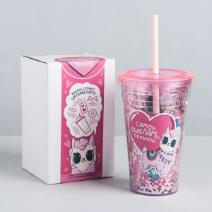 Набор в стакане «Самой ошеламительной»: заколки 2 шт., брелок-антистресс, наклейки, пилочки для маникюра 2 шт. Набор в стакане «Самой ошеламительной»: заколки 2 шт., брелок-антистресс, наклейки, пилочки для маникюра 2 шт.